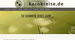 Desktop Screenshot of kornkreise.de