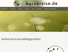 Tablet Screenshot of kornkreise.de