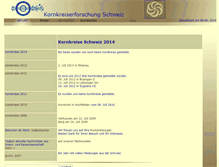 Tablet Screenshot of kornkreise.ch